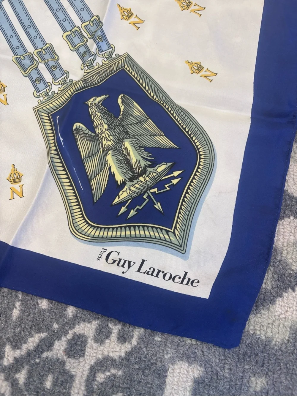 Vintage Guy Laroche silk scarf